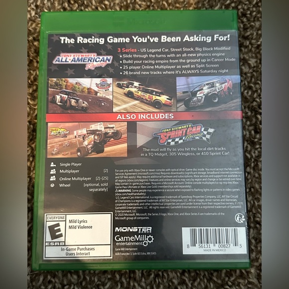 Tony Stewart’s All American Racing 2 Game Bundle, Xbox One, Xbox Series X - Picture 2 of 4